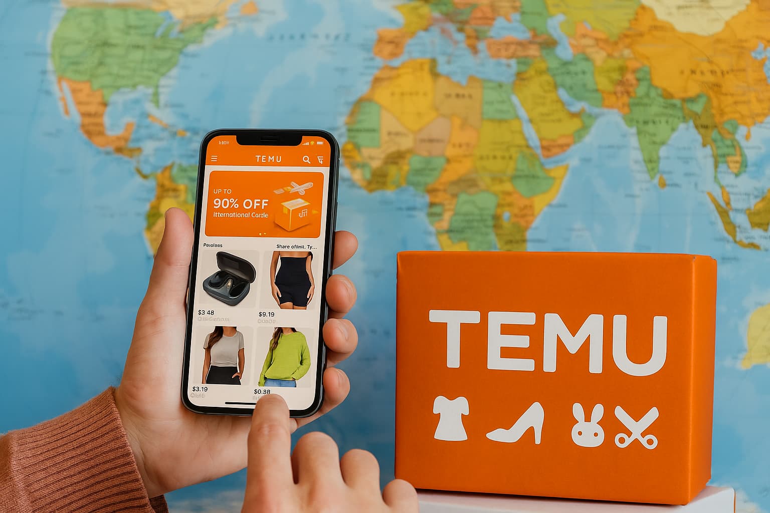 Opțiuni de livrare internațională Temu – rapid și sigur