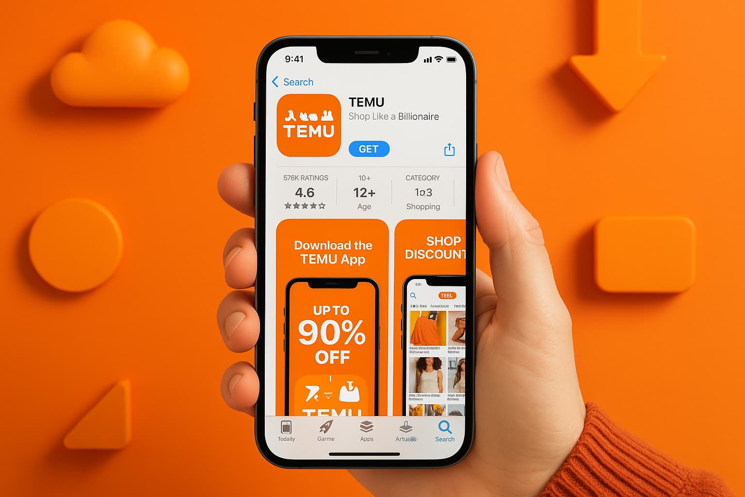 Descarcă aplicația Temu pentru iOS și bucură-te de cumpărături inteligente