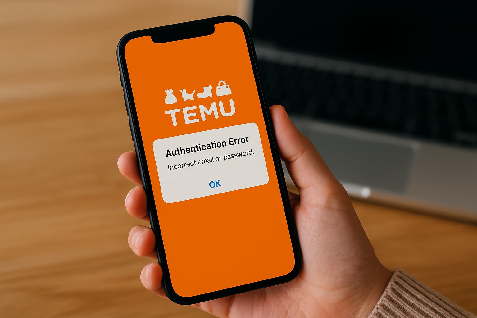 Eroare de autentificare Temu: ghid complet de rezolvare