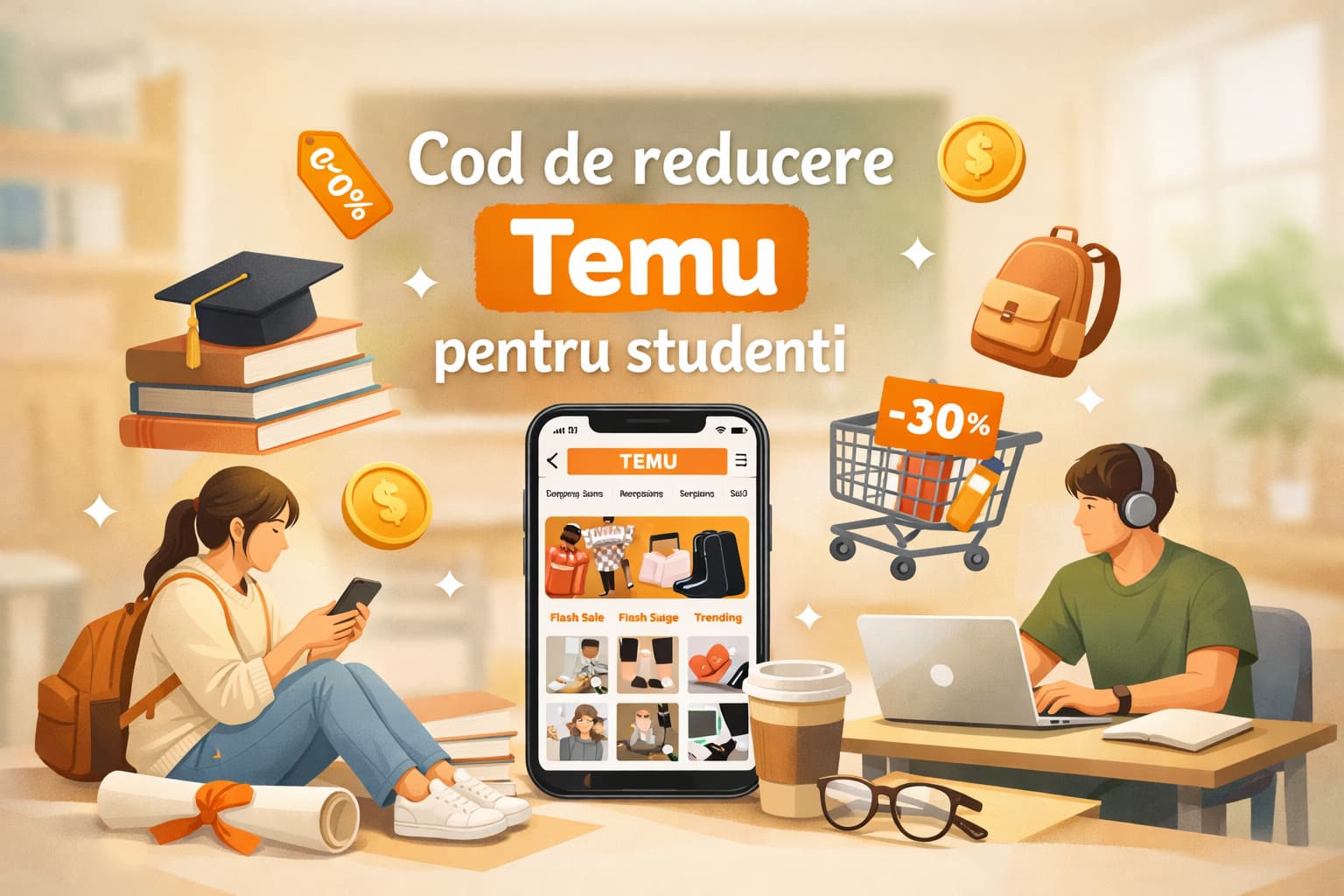 Cod de reducere Temu pentru studenți actualizat