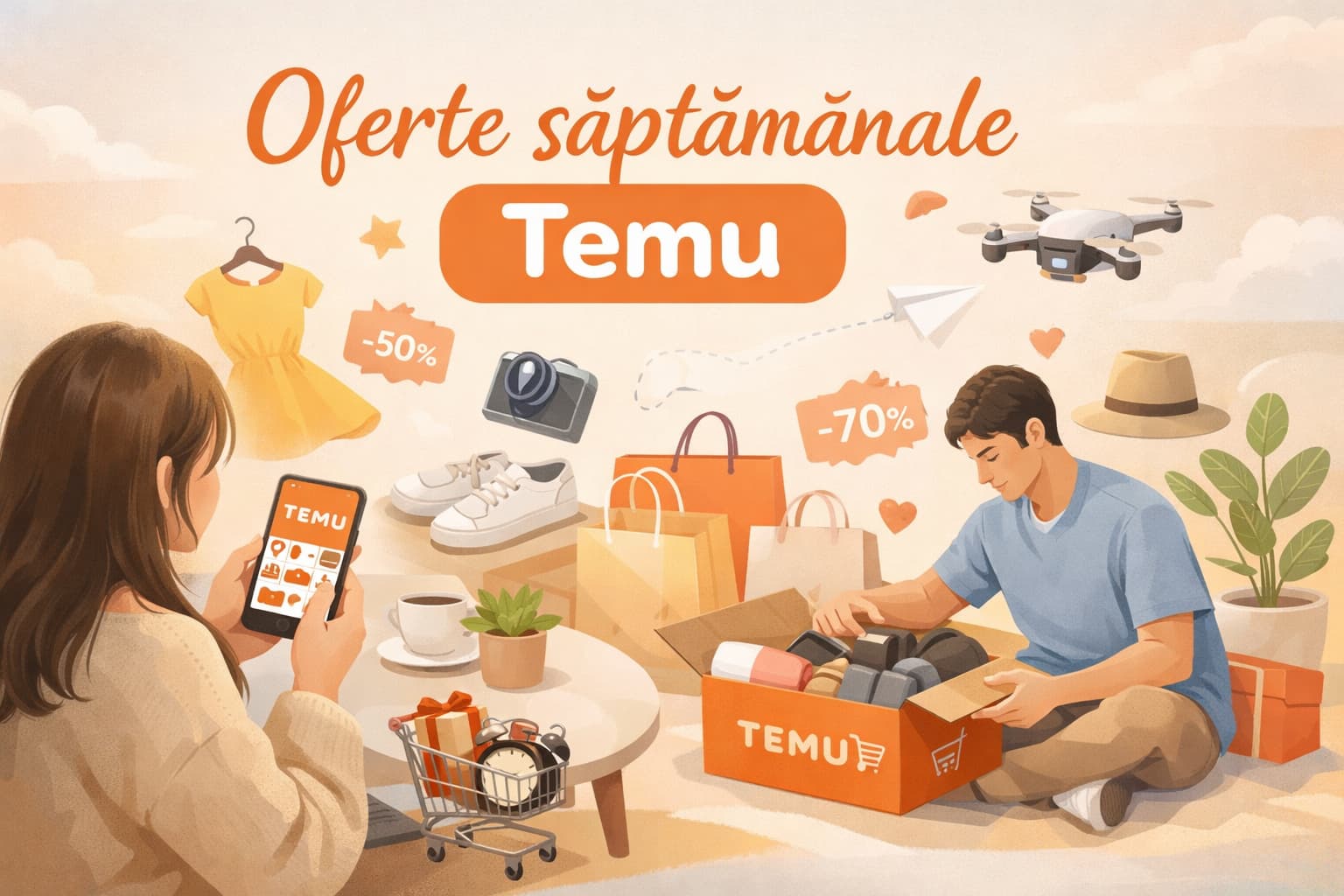 Oferte săptămânale Temu pentru cumpărături inteligente
