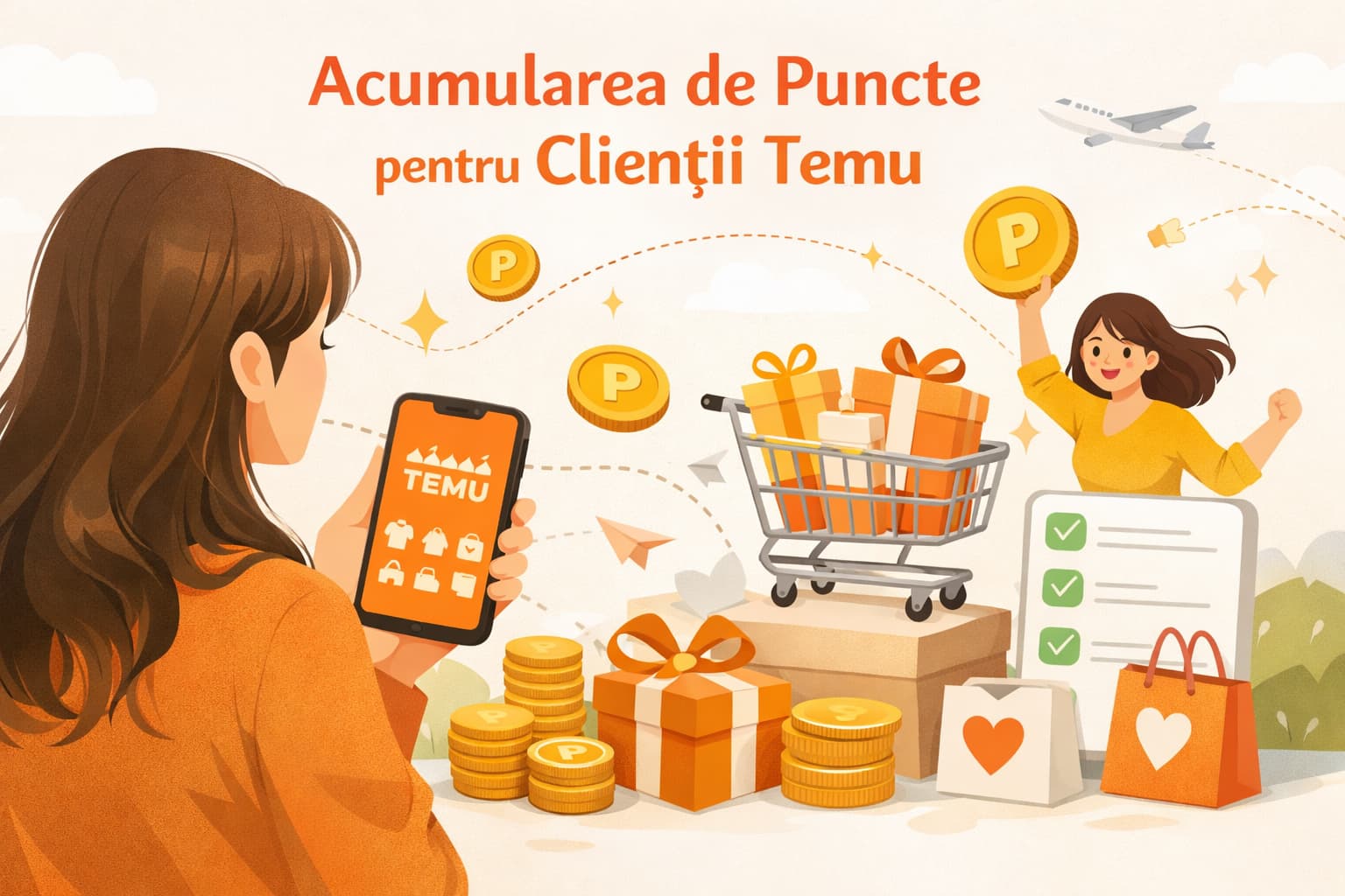 Acumularea de puncte pentru clienții Temu explicată simplu
