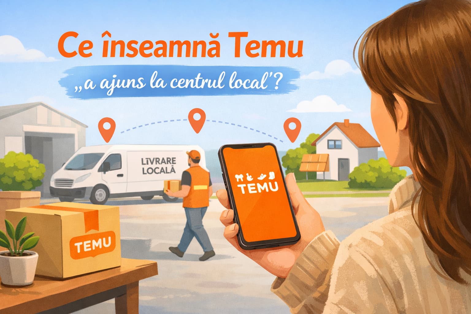 Ce înseamnă Temu „a ajuns la centrul local”